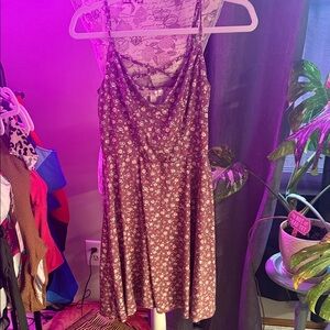 Floral Spaghetti Strap Dress